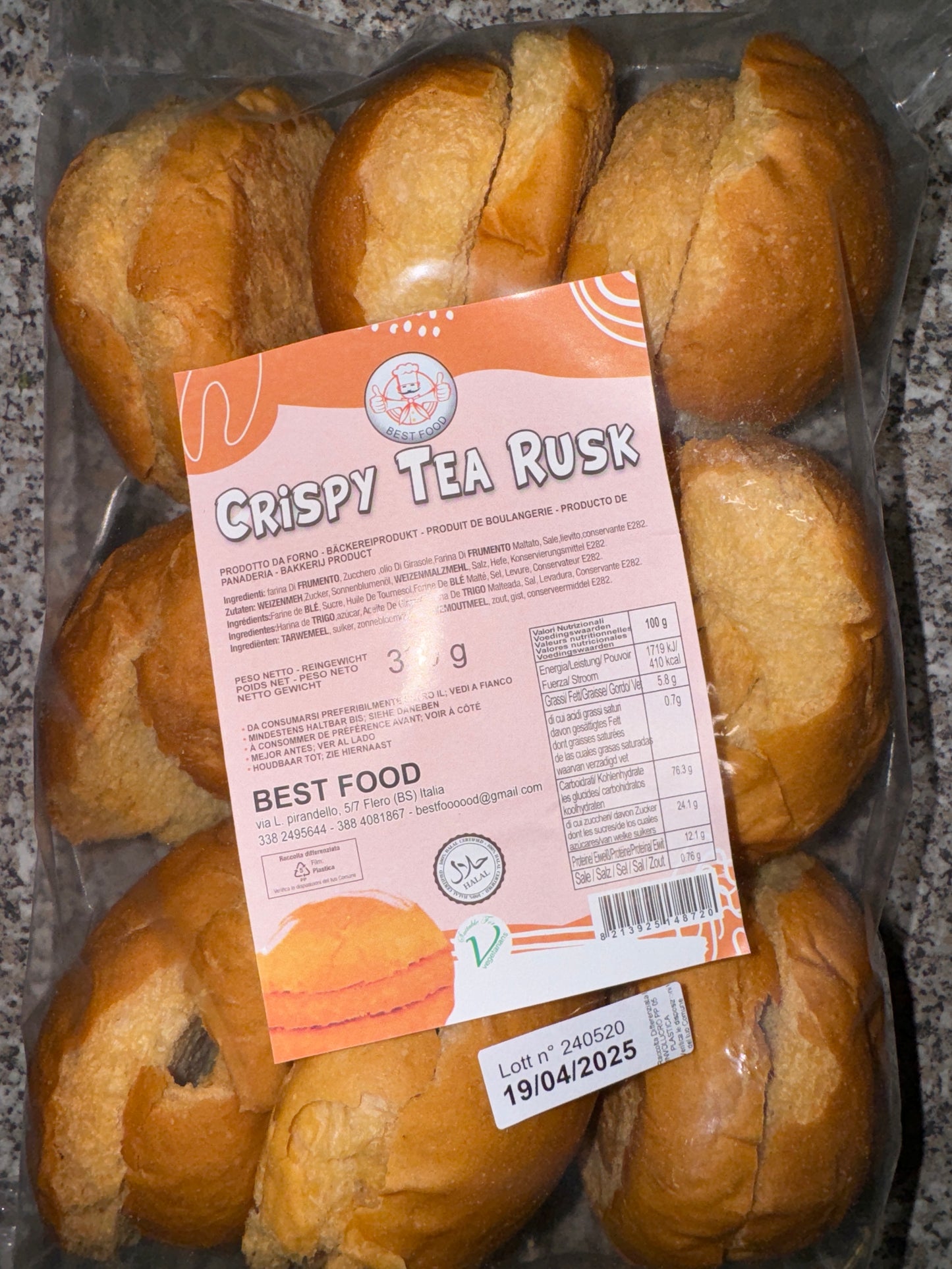 Crispy Tea Rusk 330g